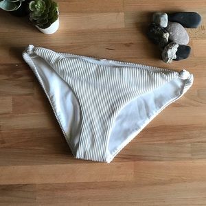Hollister White Bikini Bottoms
